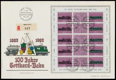 Schweiz BLOCK Kleinbogen 1980-1989 Nr 1214-1215 X02639E