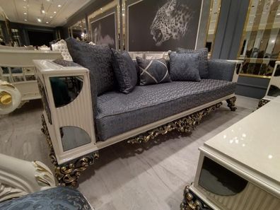 Luxuriöses 3 Sitzer Sofa Edlen Sofa Eleganter Wohnzimmer Art deco Sofa Neu