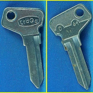KraGa D64 - KFZ Schlüsselrohling mit Lagerspuren