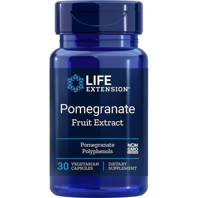 Life Extension, Pomegranate (Granatapfel Extrakt), 30 vegetarische Kapseln