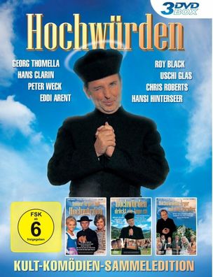 Hochwürden Kult Komödien DVD Box 3 DVDs Georg Thomalla Neu & OVP