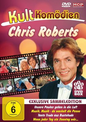 Kult Komödien mit Chris Roberts DVD Box mit 4 FIlmen Neu & OVP