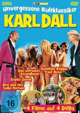 Unvergessene Kultklassiker mit Karl Dall 4 DVDs Kultfilme Neu & OVP