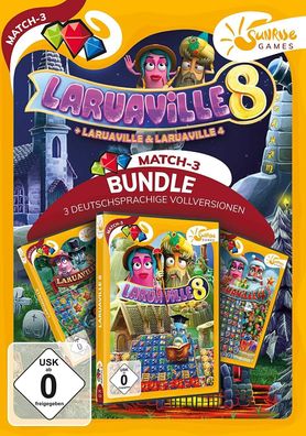 Laruaville 8 Bundle Sunrise Games PC Spiel Match 3 Neu & OVP
