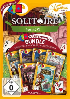 Solitaire 6er Box Vol. 1 Sunrise Games PC Spiel Neu & OVP