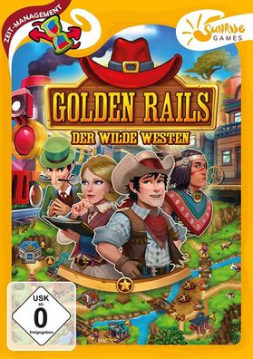 Golden Rails Der Wilde Westen Sunrise Games PC Spiel Zeitmanagement Neu & OVP