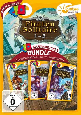 Piraten Solitaire 1-3 Sunrise Games PC Spiel Kartenspiel Neu & OVP