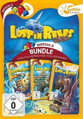 Lost in Reefs 1-3 Sunrise Games PC Spiel Match 3 Neu & OVP
