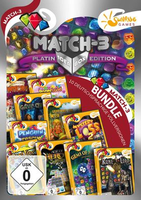 Match 3 Platin 10er Box Vol. 1 PC Spiel Match 3 Neu & OVP