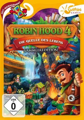 Robin Hood 4: Die Quelle des Lebens Sunrise Games PC Spiel Zeitmanagement Neu