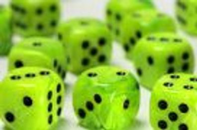 Vortex® Mini-Polyhedral Bright Green/ black 7-Die Set 