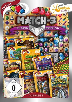 Match 3 Platin Box Vol. 3 Sunrise Games PC Spiel Neu & OVP