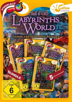 Labyrinths of the World 6-10 Sunrise Games PC Spiel Wimmelbild Neu & OVP