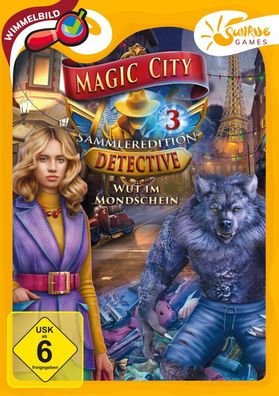 Magic City Detective 3 Wut im Mondschein PC Spiel Sunrise Games Wimmelbild Neu