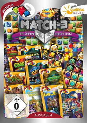 Match 3 Platin 10er Box Vol. 4 PC Spiel Sunrise Games Neu & OVP