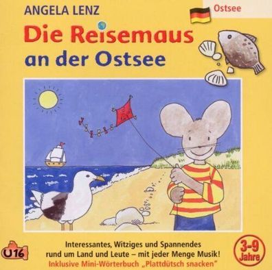 Die Reisemaus an der Ostsee Kinder CD Hörspiel Angela Lenz Neu & OVP