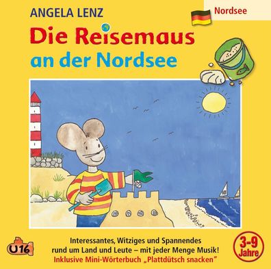 Die Reisemaus an der Nordsee Kinder CD Hörspiel Angela Lenz Neu & OVP