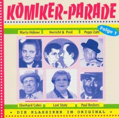 Komiker-Parade Folge 1 CD Die Klassiker im Original