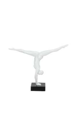 Dekofigut Athlet Turner Handstand Figur Deko Statue Wohnzimmer Farblauf Skulptur