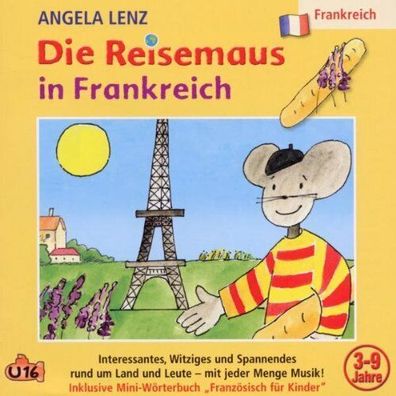 Die Reisemaus in Frankreich Kinder CD Hörspiel Angela Lenz Neu & OVP