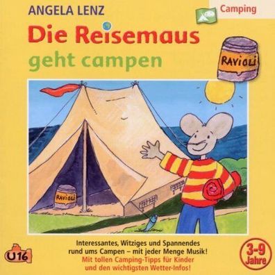 Die Reisemaus geht campen Kinder CD Hörspiel Angela Lenz Neu & OVP