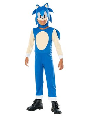Rubies 301601 - Sonic Deluxe Kinder Kostüm - The Hedgehog