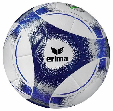 Ballpaket 6 Stück Erima Hybrid 2.0 Trainingsball Gr. 5 (430g) Blau - Weiss