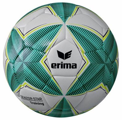 10er Ballpaket Erima Senzor-Star Trainingsball aqua-grün Gr. 3 290 g