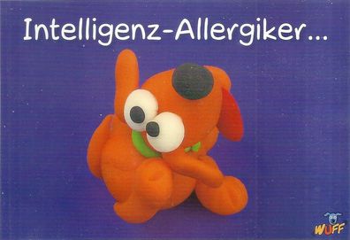 Postkarte: Intelligenz-Allergiker