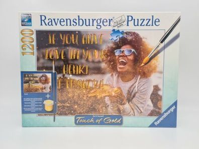 Ravensburger Puzzle 1200 Teile Touch of Gold Show me Love 19933