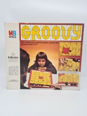 Groovy MB Spiele 1973 Brettspiel Gesellschaftsspiel Vintage für 2 Spieler