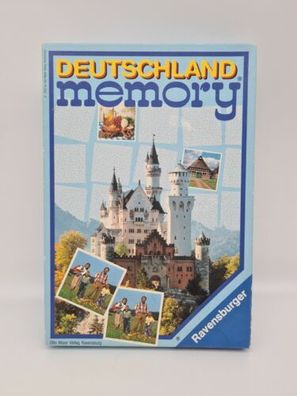 Deutschland Memory 1992 Ravensburger Gesellschaftsspiel Vintage