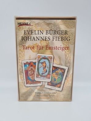 Tarot für Einsteiger Heyne + Buch 1993 Vintage 78 Waite Tarotkarten Neuwertig