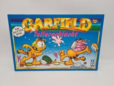 Garfield Tellerschlacht | FX Schmid | Gesellschaftsspiel RAR | 1987 | komplett