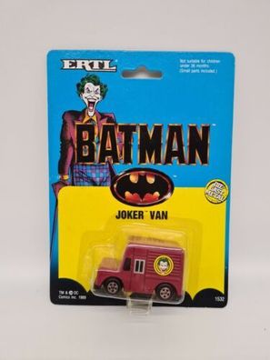 JOKER VAN 1989 DC Comics 1532 Dark Knight ERTL BATMAN Spielzeug Auto