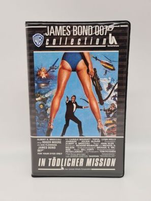In Tödlicher Mission Warner Home Video VHS Hartbox James Bond Collection