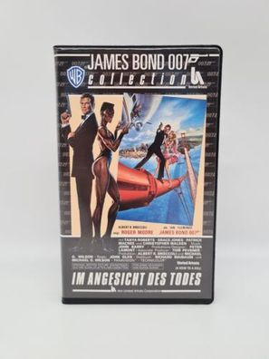 Im Angesicht des todes VHS Warner Home Video James Bond 007 Klassiker 1985