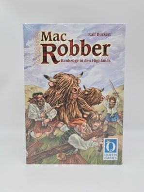 Mac Robber Queen Games 2005 Raubzüge in den Highlands Gesellschaftsspiel NEU