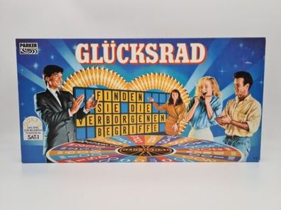 Glücksrad - Das Spiel - TV Show von Sat1 Parker 1989 Vintage Modifiziert