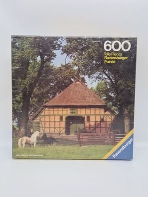 Ravensburger Puzzle 600 Teile Dithmarscher Hof 1976 NEU Vintage