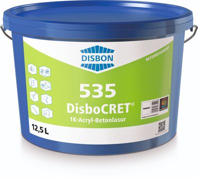 Disbon 535 DisboCRET 1K-Acryl-Betonlasur 12,5 Liter transparent