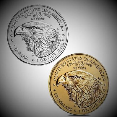 Medaille Liberty Adler 50 Dollar USA Replikat 2022 (LM406)