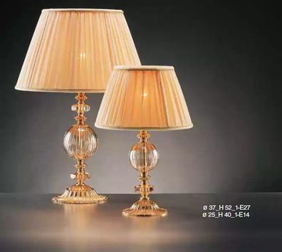 Art déco Luxus Tischlampe Kristall Lampe Luxus Wohnzimmer Leuchter Neu