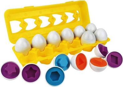 Decdeal Kleinkinder Eier Formen Sortierspiel Lernspielzeug Sicherheit und Ungiftig 1