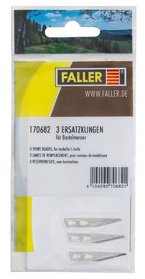 Faller 170682 3 Ersatzklingen für Bastelmesser Art. 170687