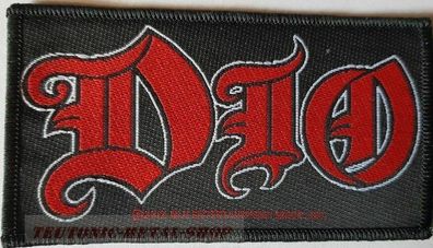 Dio Logo gewebt Aufnäher - woven Patch Neu & Official!