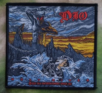 Dio Holy Diver gewebter Aufnäher-woven Patch neu 2021 NEU & Official!