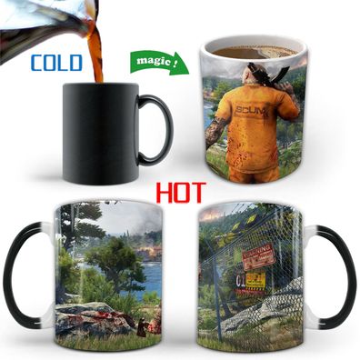 Spiel Scum Thermoeffekt Tasse Heat Changing Mug für Kinder&Spielefans Kaffeebecher