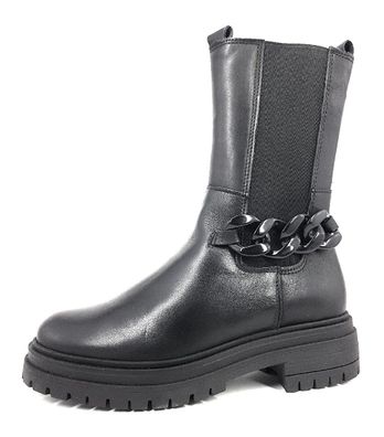 Palpa Ankle Boots with chains F-8441 04 Schwarz 1000 Black