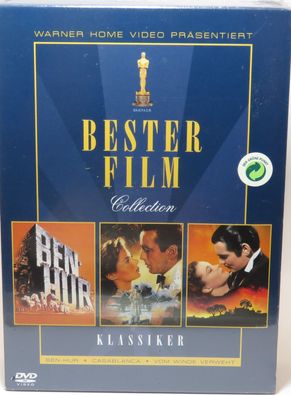 Bester Film Collection - Vom Winde verweht - Ben Hur - Casablanca - DVD - OVP